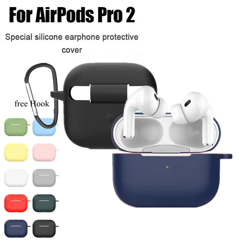 กรณี For Apple Airpods Pro 2 กรณี อุปกรณ์เสริมหูฟังไร้สายซิลิโคน For Apple Air Pod Pro 2 Airpods Pro2 กรณี