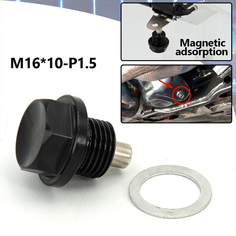 QR จัดส่งฟรี Universal M16 * 1.5 Engine Dress น้ำมันปลั๊กแพคเกจ/Oil Sump Drain Plug
