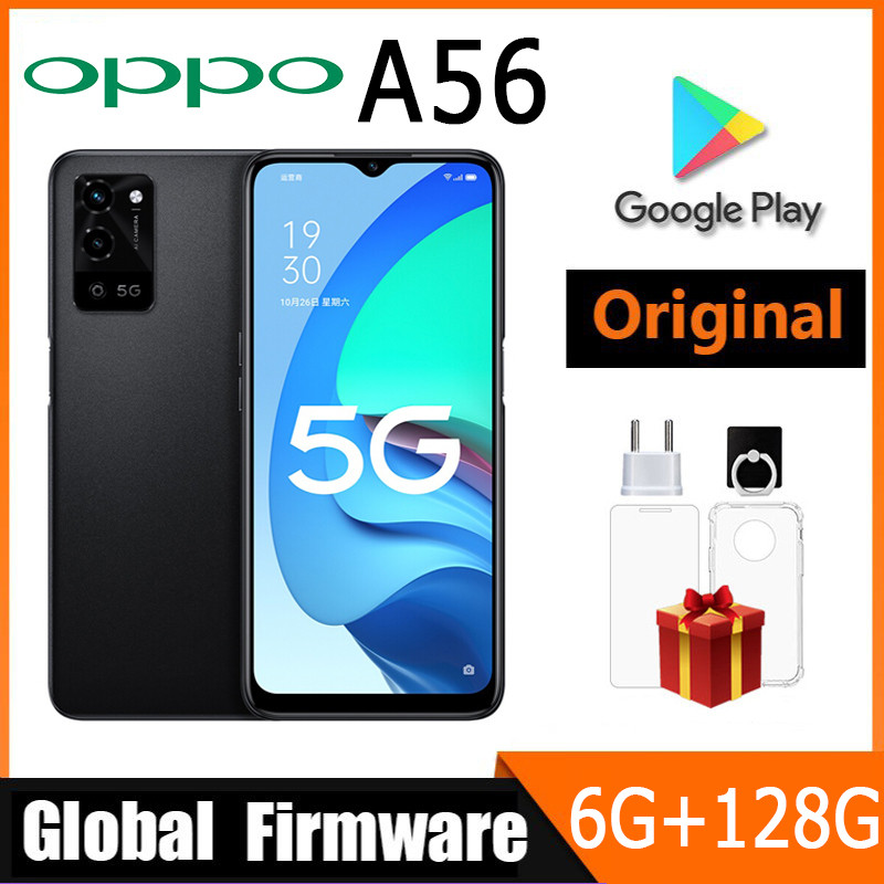 โทรศัพท์มือถือ OPPO A56 5G เครื่องเฟิร์มแวร์ทั่วโลก 6GB RAM 128GB ROM Android CPU ขนาด 700 6.52 นิ้ว