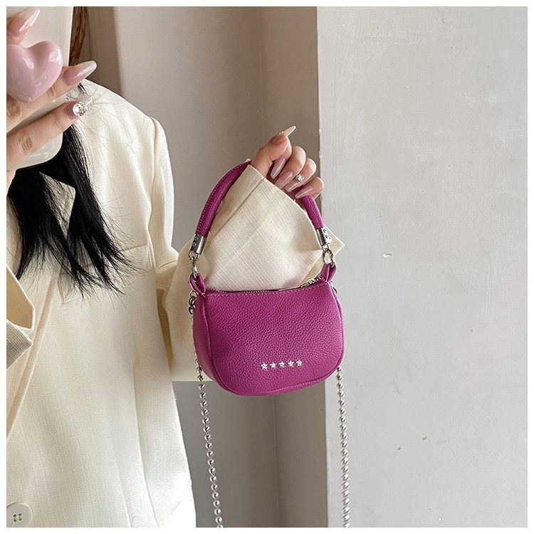 2024ใหม่เกาหลีกระเป๋าซอกออกแบบมินิกระเป๋า Crossbody