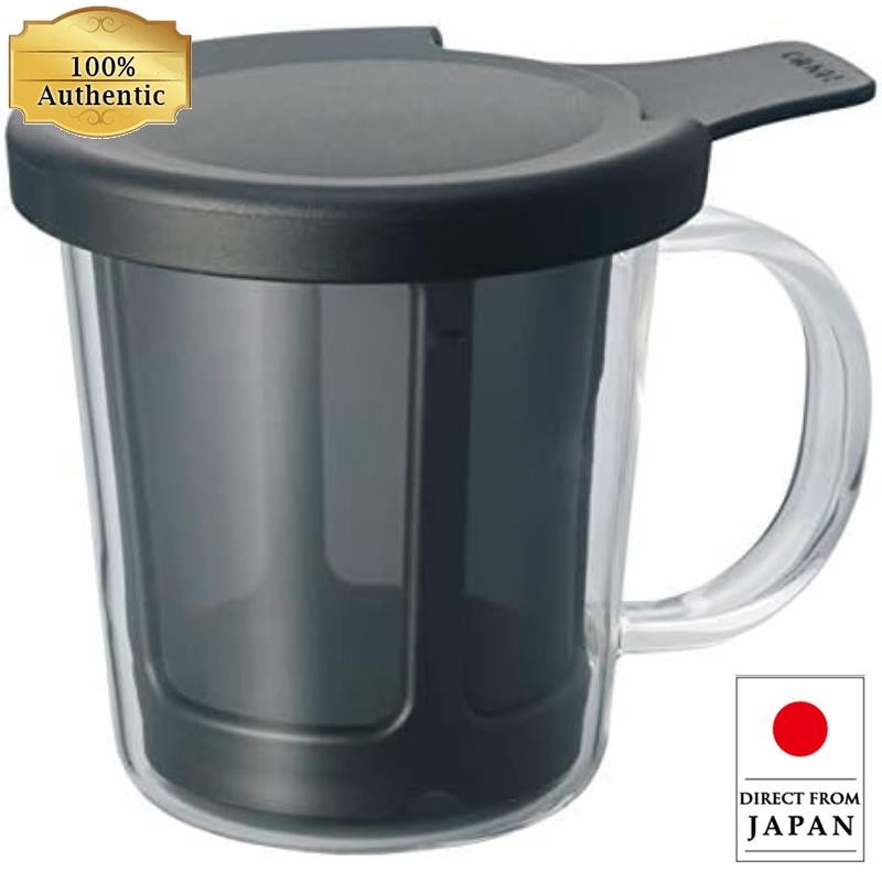 HARIO เครื่องชงกาแฟ One Cup 170ml Black One Cup Tea Maker Made in Japan OCM-1-B【Direct from Japan】