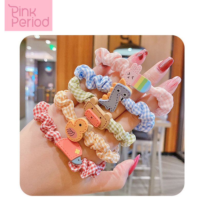 Pink Period🎀 ยางรัดผมลายการ์ตูน เครื่องประดับผม สไตล์เกาหลี หวานน่ารัก - 3