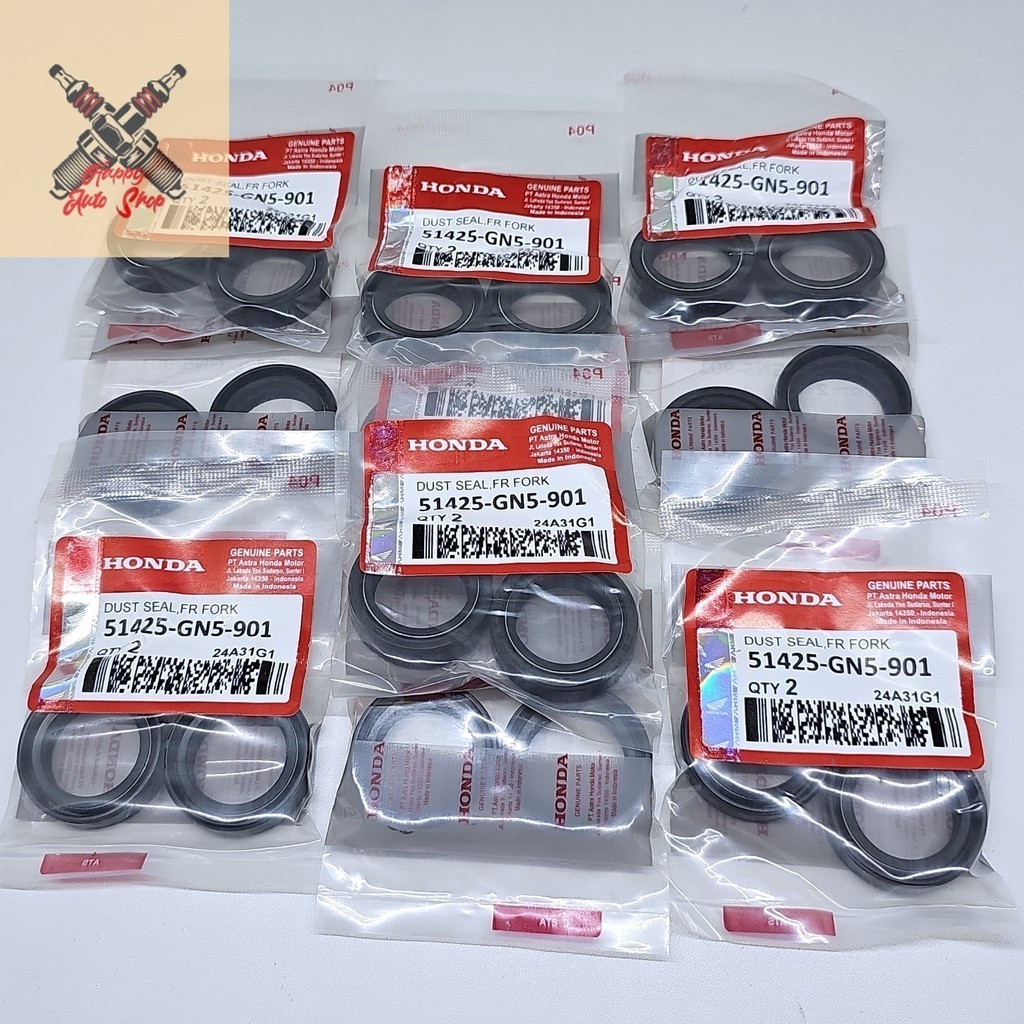 (WHOLESALE: 5 PAIRS) ซีลโช้คหน้าสําหรับ Grand Supra Beat Vario GN5 / 51425-GN5-901