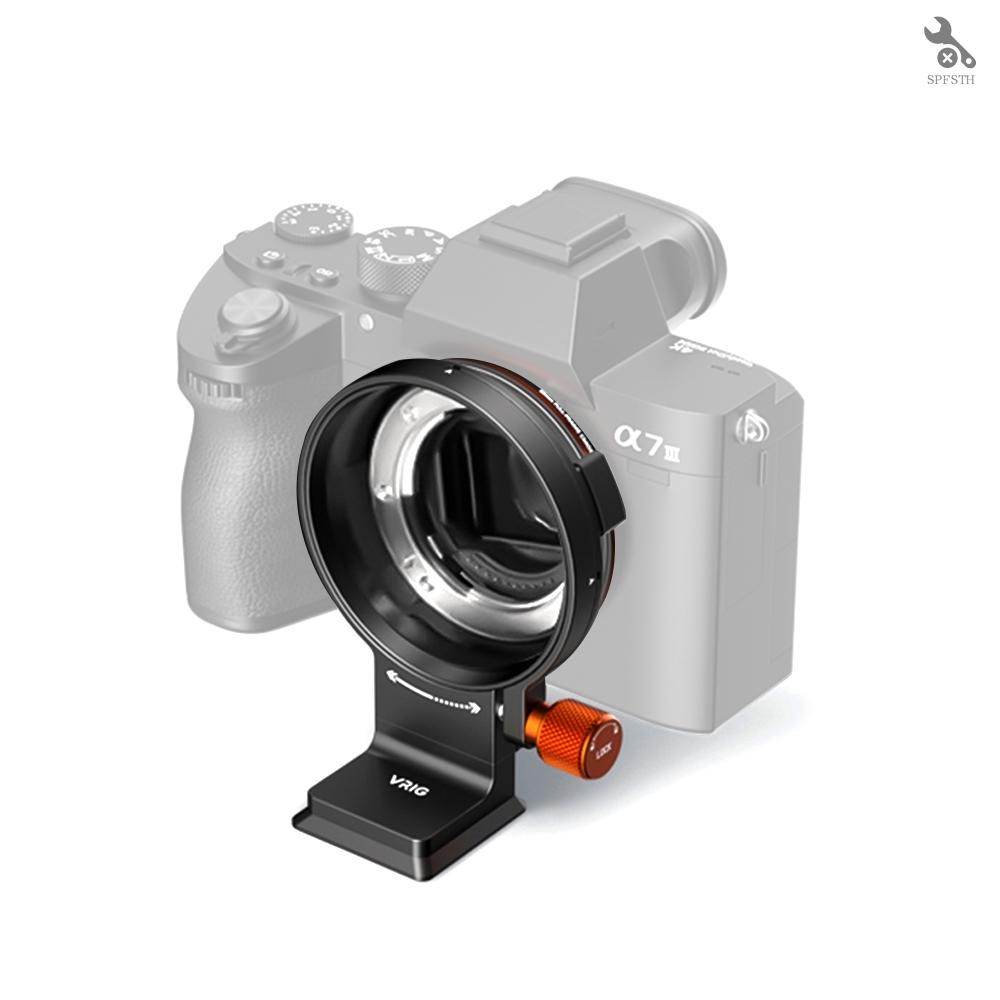 Vrig 65.6 มม.หมุนได้ขาตั้งกล้องแหวนเลนส์คอเท้าแผ่น Quick Release 1/4in & 3/8in รูเกลียวเข้ากันได้กับ