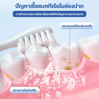 8 ชิ้น แปรงซอกฟัน รูปตัว L+I แปรงขัดซอกฟัน แปรงจัดฟัน Interdental Brush 0.4-1.5 มม แปรงขัดซอกฟันตัวแอล นสำหรับคนจัดฟัน
