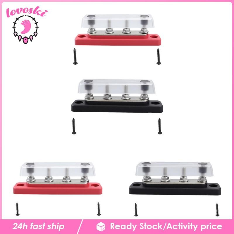 [Lovoski] Busbar Terminal Stud กระแสไฟสูง RV เรือยอชท์ที่แข็งแกร่ง Motorhome Busbar