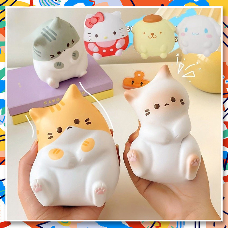 ของเล่นบีบอัดน่ารัก Coco Cat Curl เพลงช้าสะท้อนของเล่นเด็กบีบห้องนอนสำนักงานของเล่นการ์ตูนน่ารักบรรเทาความเครียด