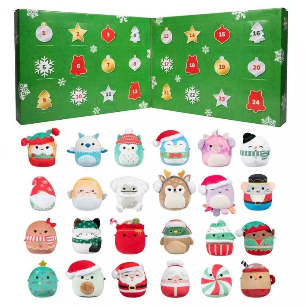 Squishmallows Advent Calendar 2024 Micromallows 2.5 นิ้ว 24 วันวันหยุด