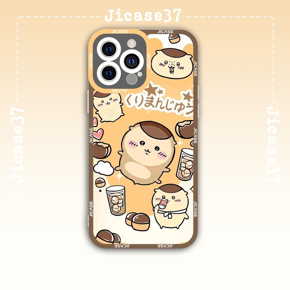 เคส iPhone Square Edge Samsung Xiaomi Oppo อะนิเมะ Chiikawa Nenka Chiisakute Kawaii Yatsu ตัวละคร Ku