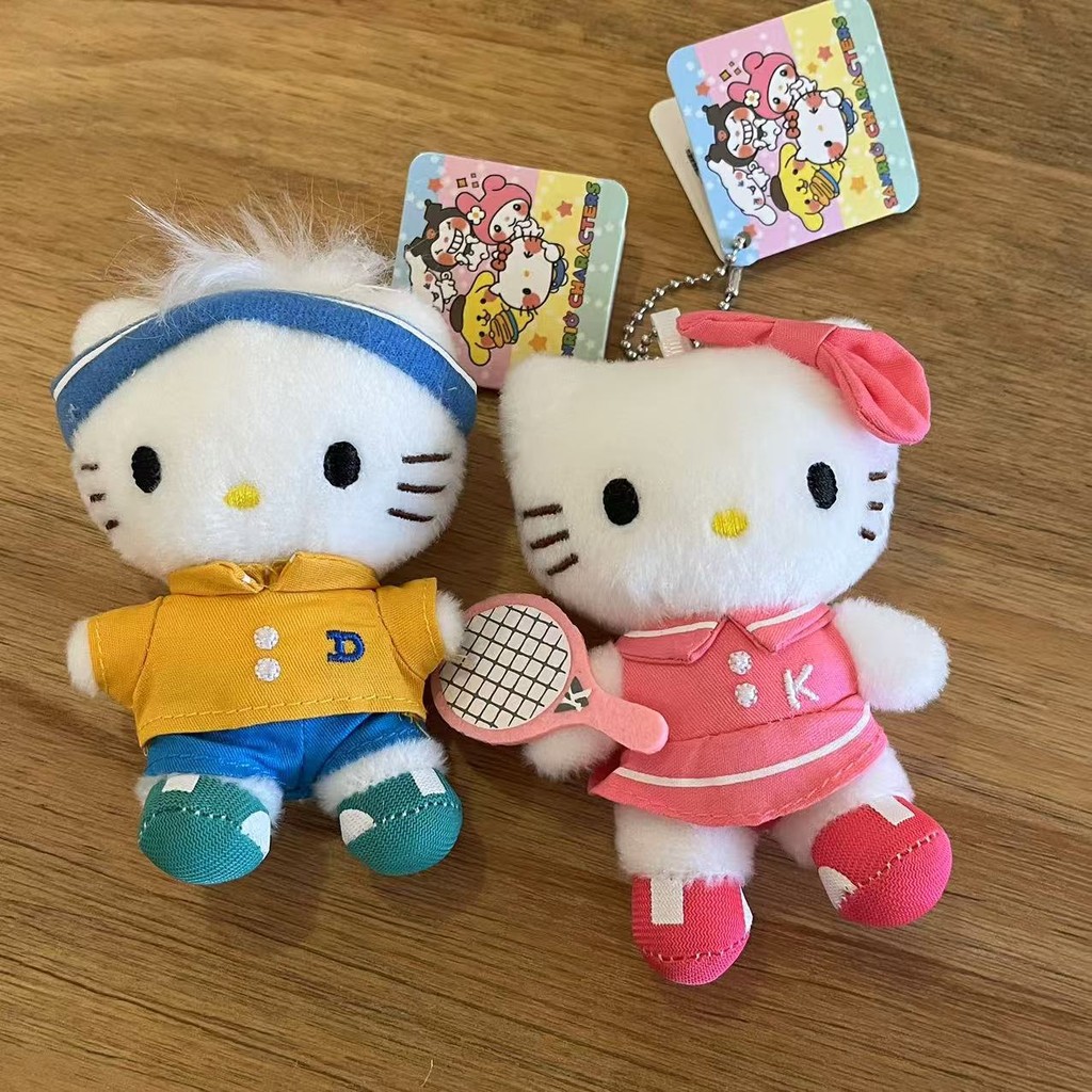 ชุดเทนนิส คิตตี้น่ารัก แดเนียล คู่สไตล์กระเป๋าจี้พวงกุญแจ