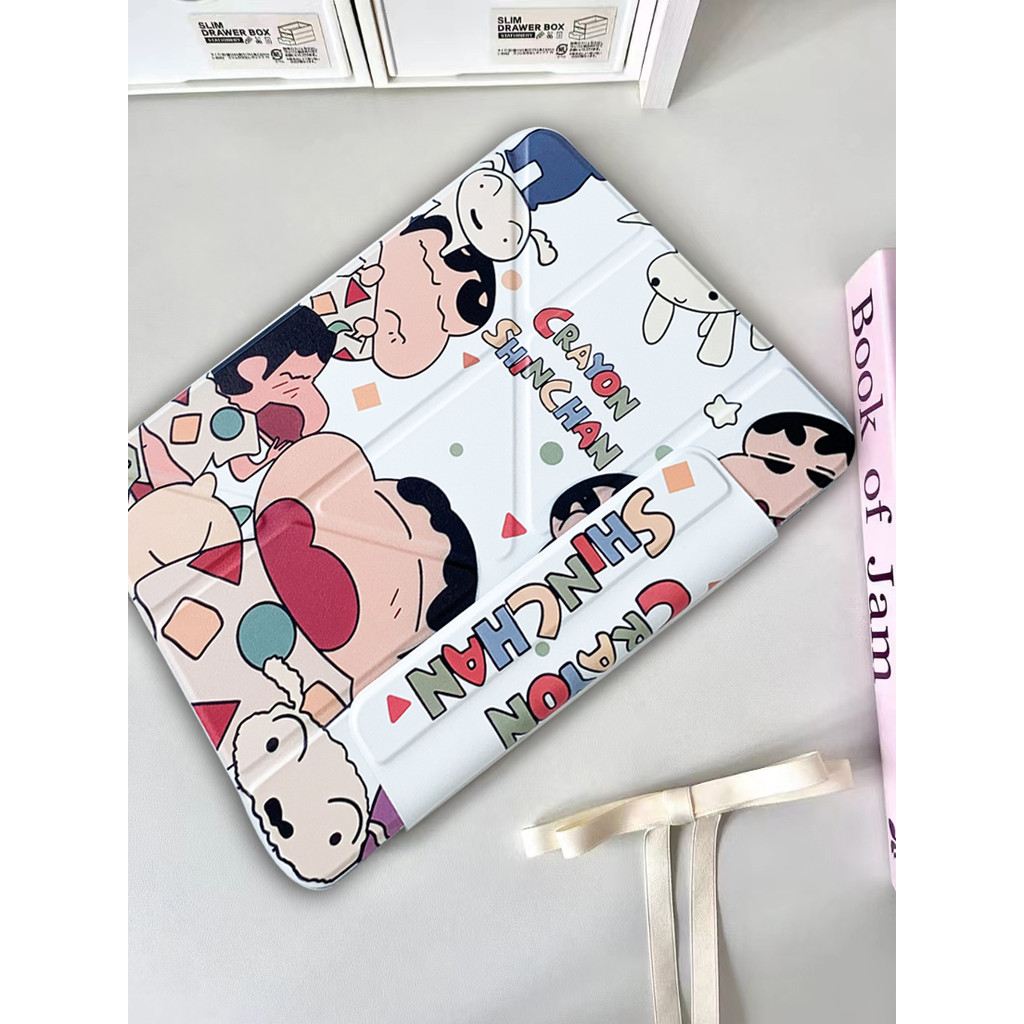 แบบจำลองแกน พร้อมช่องเสียบปากกาY เคสไอแพด Air6 2024 Air 4/Air 5 10.9 นิ้ว Pro 11 13 pro12.9 10th 9th 8th 7t Y เคสไอแพด