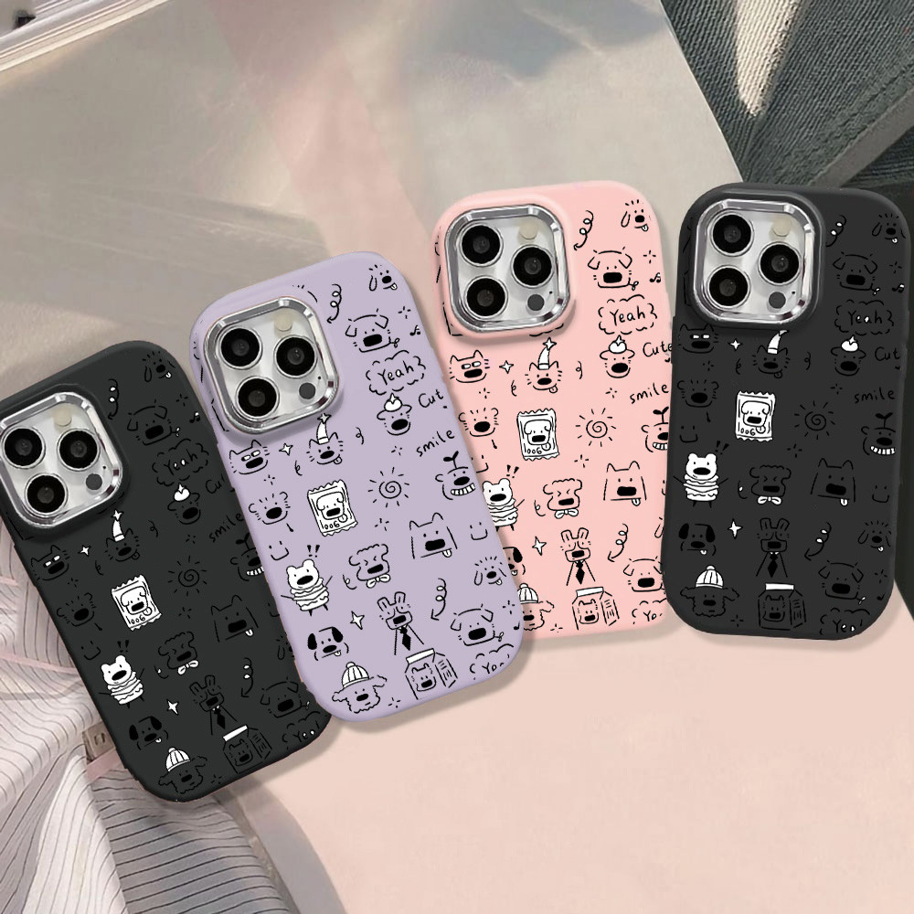 ins เคสโทรศัพท์ซิลิโคน For Samsung A54 A14 A35 A34 A12 A06 A16 A05S 5G A54 A24 A25 A15 เคสโทรศัพท์กันกระแทก ดอกไม้