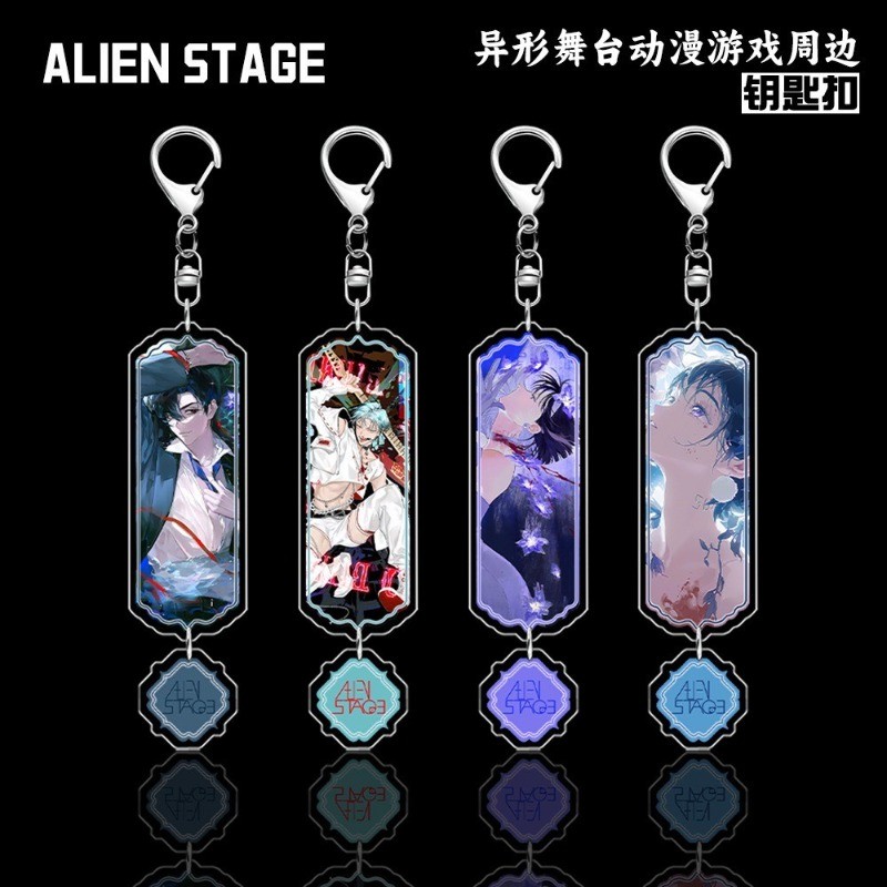 เกม Alien Stage SUA LUKA IVTI TILL อะนิเมะจี้รูปพวงกุญแจอะคริลิคพวงกุญแจคอลเลกชันของขวัญ
