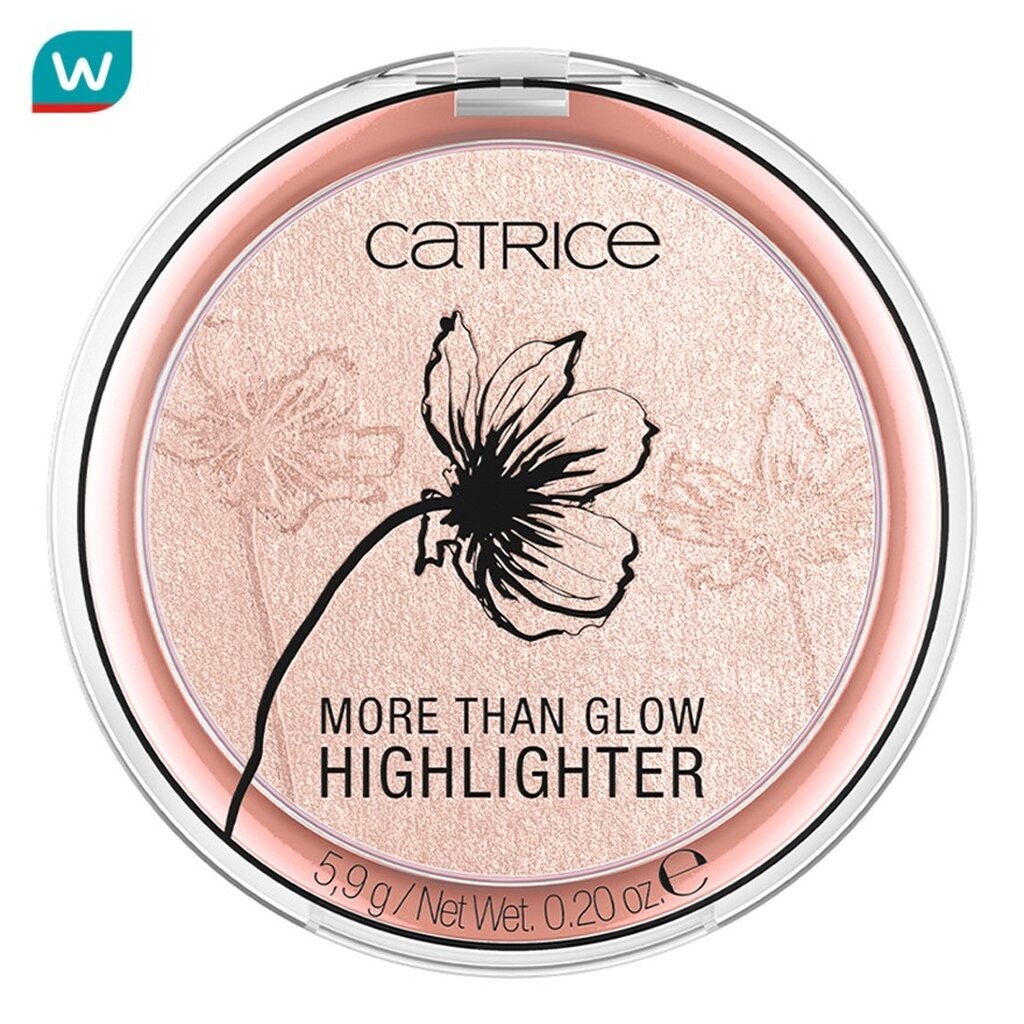 Catrice คาทริซ มอร์ แดน โกลว์ ไฮไลท์เตอร์ 5.9ก. 020 ซูพรีม โรส บีม