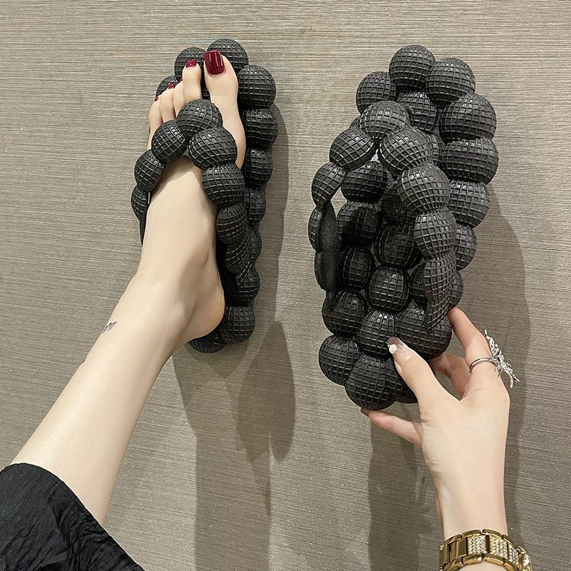 Flip-Flops ผู้ชายผู้หญิง 2024 รองเท้าแตะแบนเรียบในร่มรองเท้าแตะ-ร้านขายของชําของ Xiaowang