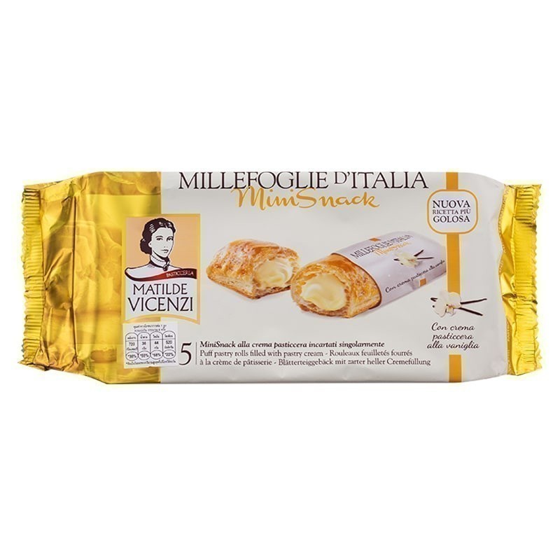 VICENZI วิเซนซิพัฟฟ์สอดไส้ครีม 125กรัม [8000350001148]