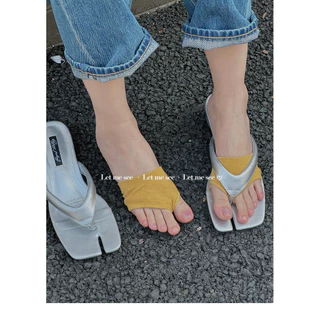 9 สีฤดูร้อน ซอก ปากตื้นที่มองไม่เห็นกันลื่นแยกนิ้วเท้าครึ่ง @
