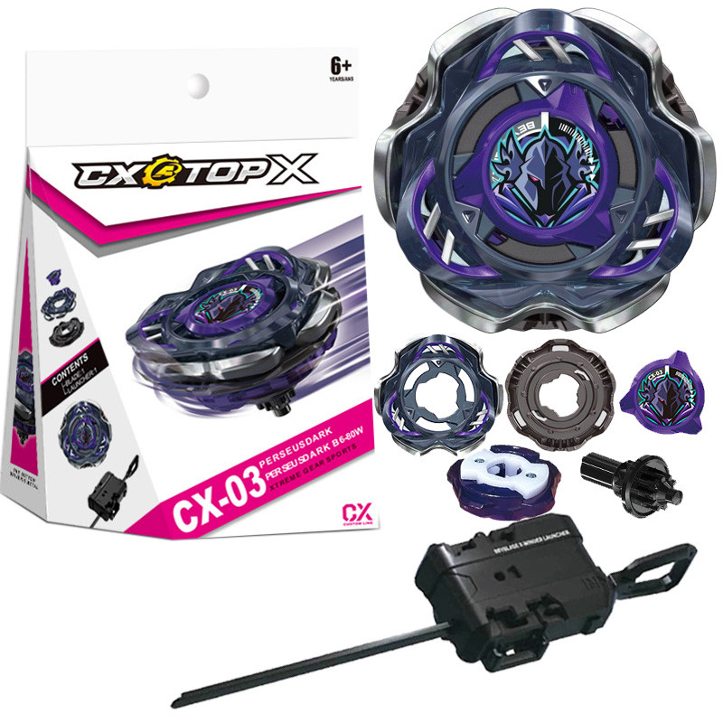 เบย์เบลด x Bey X CX-03 Perseus Dark Bey Xtreme พร้อม Launcher Led Grip ชุดสําหรับ Bey Burst ของเล่นเด็กสําหรับเด็กของขวัญวันเกิด - รูปที่ 2