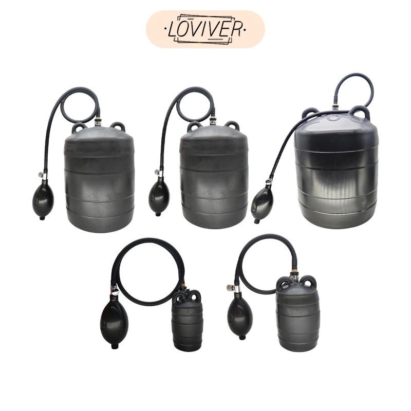 LOVIVER ท่อพองเสียบซ่อมปฏิบัติยางที่มีประสิทธิภาพมืออาชีพกับมือลูกพองท่อระบายน้ําทดสอบปลั๊กประปาทดสอบปลั๊ก