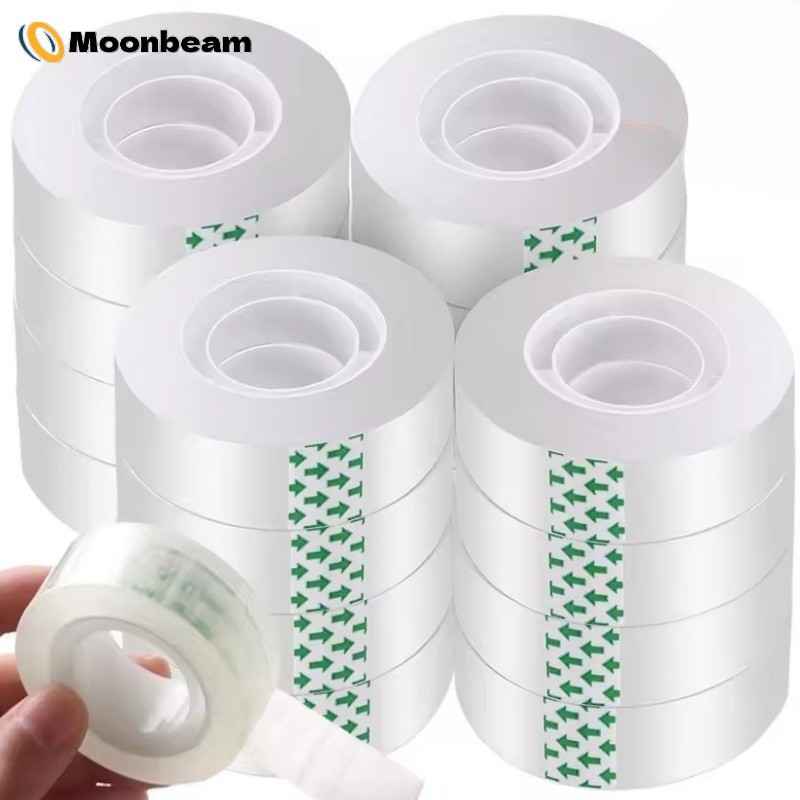 เทปบรรจุโปร่งใส 1-2 ชิ้น – การยึดเกาะที่แข็งแกร่ง คุณภาพสูง – เครื่องมือนักเรียน DIY – สําหรับอุปกรณ์สํานักงาน – เทปบรรจุภัณฑ์