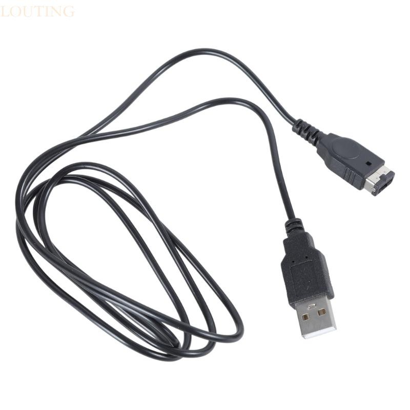 Louting สายชาร์จ USB PVC Charger สายไฟการเชื่อมต่อสายชาร์จสําหรับ NS สําหรับ GBA SP สําหรับคอนโซล ND