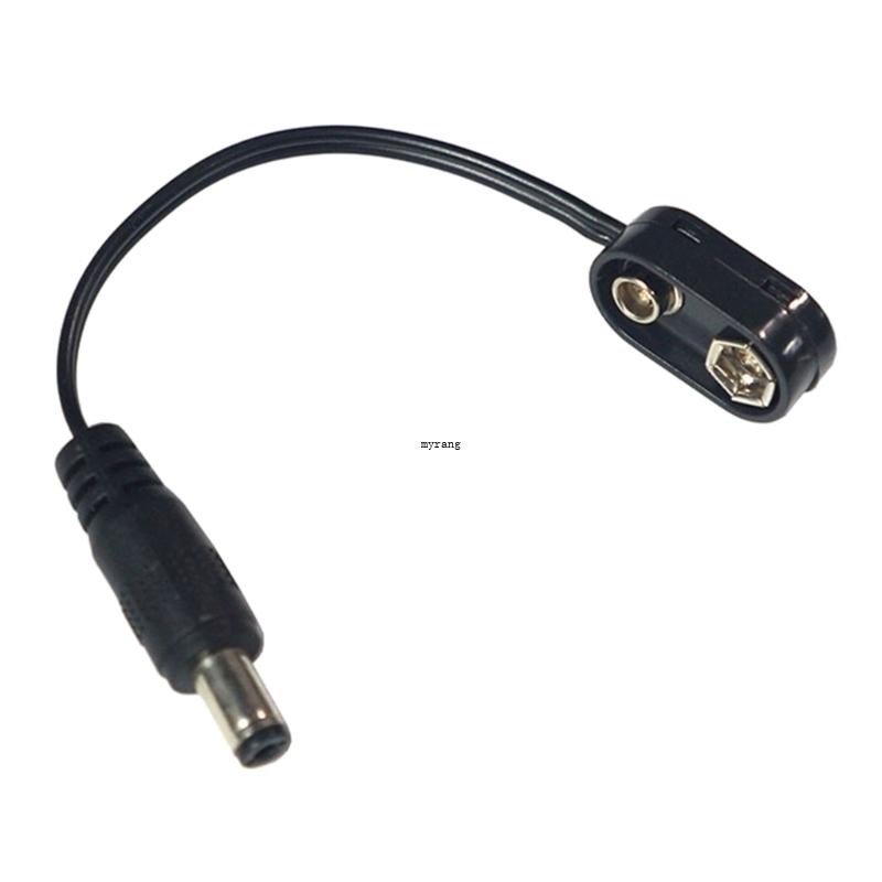 Mg 9V คลิปแปลงสายไฟเชื่อมต่อ Snap Power Eliminators อะแดปเตอร์