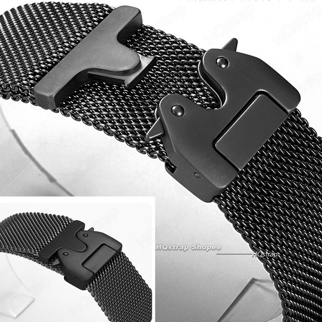 ใหม่สายมิลาน22มิลลิเมตรห่วงนาฬิกาวงด่วนที่วางจําหน่ายสําหรับผู้หญิงผู้ชายธุรกิจสายรัดข้อมือสร้อยข้อมือสแตนเลส - รูปที่ 2