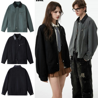 Pannofluxus เสื้อแจ็คเก็ตผู้ชาย แฟชั่นญี่ปุ่นย้อนยุคหลวมสบาย…