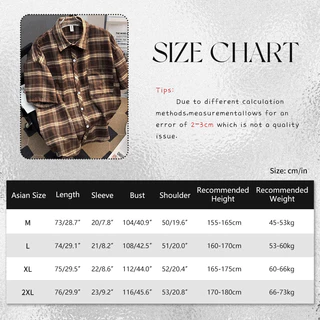 เสื้อเชิ้ตแขนสั้นลายหมากรุกสไตล์เกาหลีสําหรับผู้ชาย - เสื้อท็อปทรงหลวมลําลองแฟชั่นอินเทรนด์และอเนกประสงค์