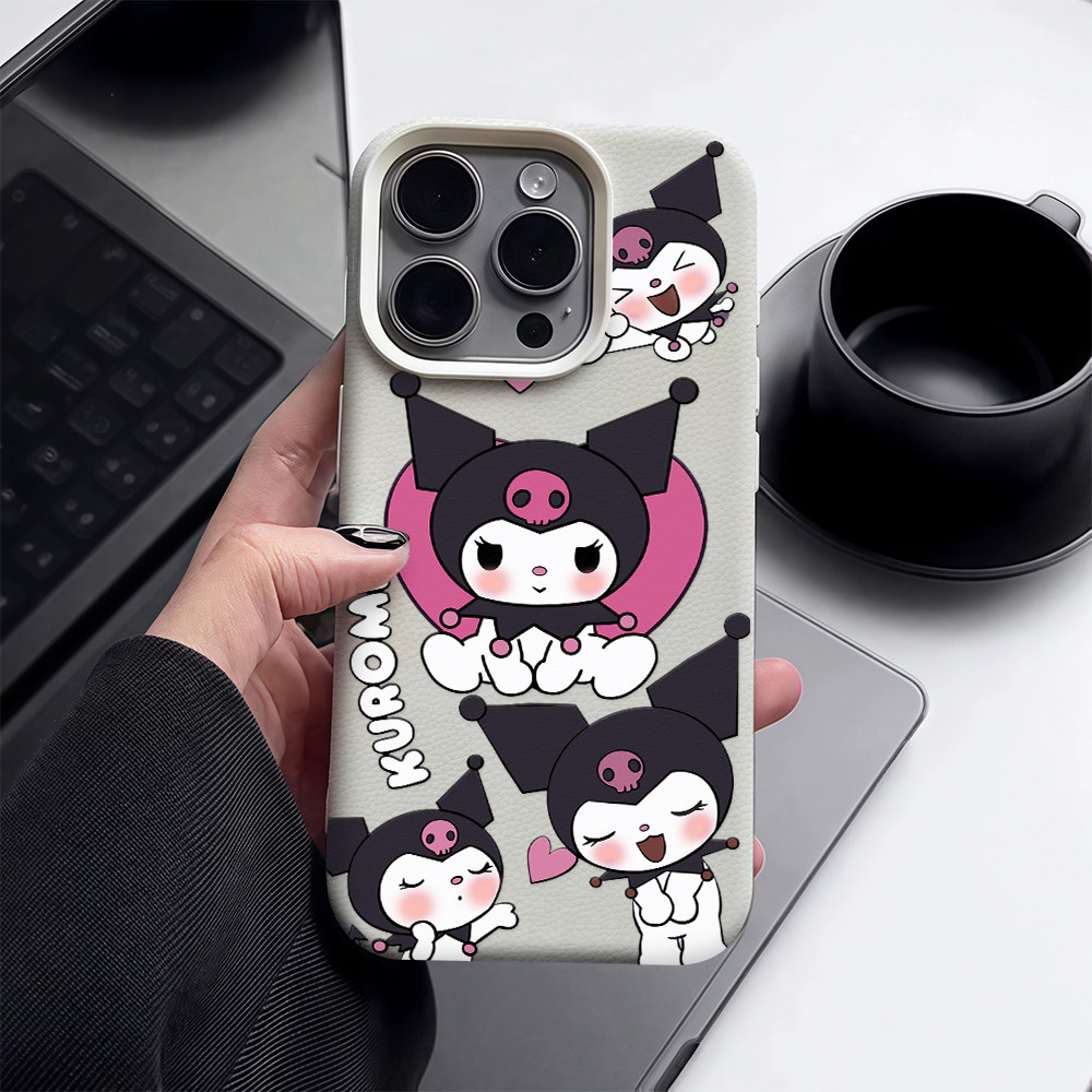 COD-ในไทย💟เคสแฟชั่น ตุ๊กตานั่งอยู่ น่ารัก  For iPhone 7 8 X 11 12 13 14 15 TPU เคสโทรศัพท์พื้นผิวลิ้นจี่ Unisex
