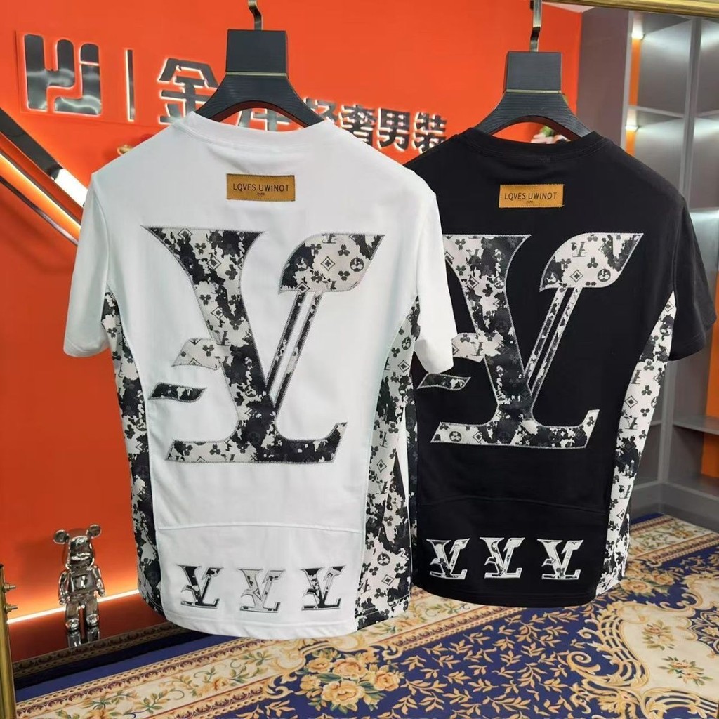 2025 Street Wear Fashion Top Summer New Style Mens Trend Casual All-Match Top Short-Sleeved T-Shirt Half-Sleeved [Ready Stock]