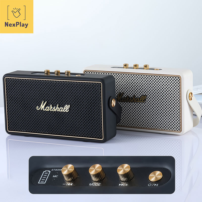 Nex Play ลำโพงบลูทู รุ่นM18mini ลำโพงไร้สายและบลูทูธ มีปุ่มปรับ 3 ระดับ เสียงดี คุณภาพระดับ HQ