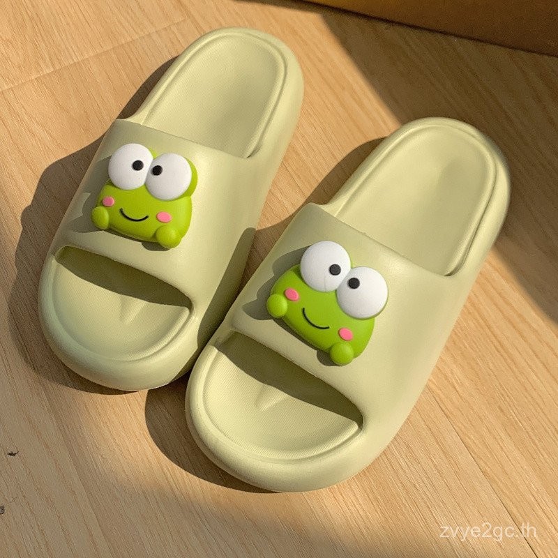 111รองเท้าแตะกบสำหรับผู้หญิง รองเท้าในบ้านกันลื่น ทนกลิ่น พื้นหนา สบายเท้า สบายๆ หลากหลายใช้ในฤดูร้อน - รูปที่ 4
