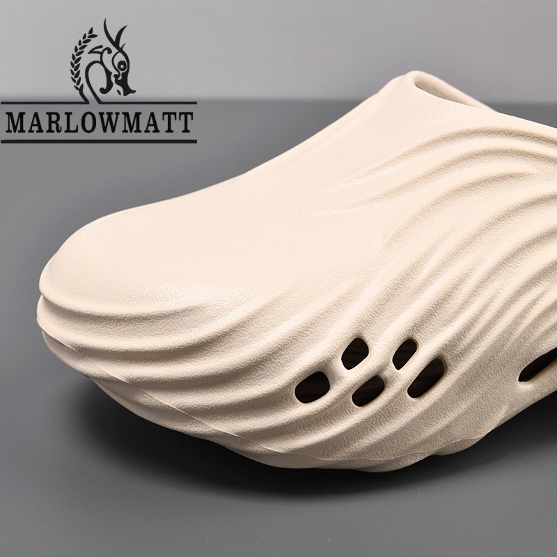 Marlowmatt รองเท้าแตะผู้ชาย Baotou Breathable น้ําหนักเบาสไตล์อินเทรนด์ที่ไม่ซ้ํากัน