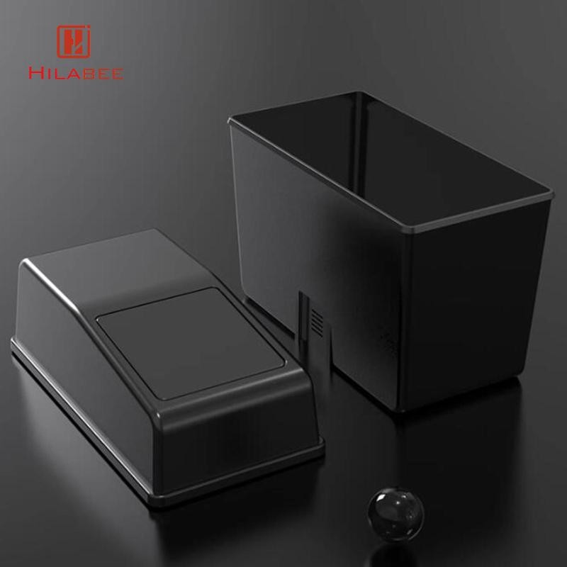 [สวัสดี] ถังขยะในรถพร้อมฝาปิดถังเก็บขยะภาชนะเก็บขยะห้องน้ําที่มีคงที่