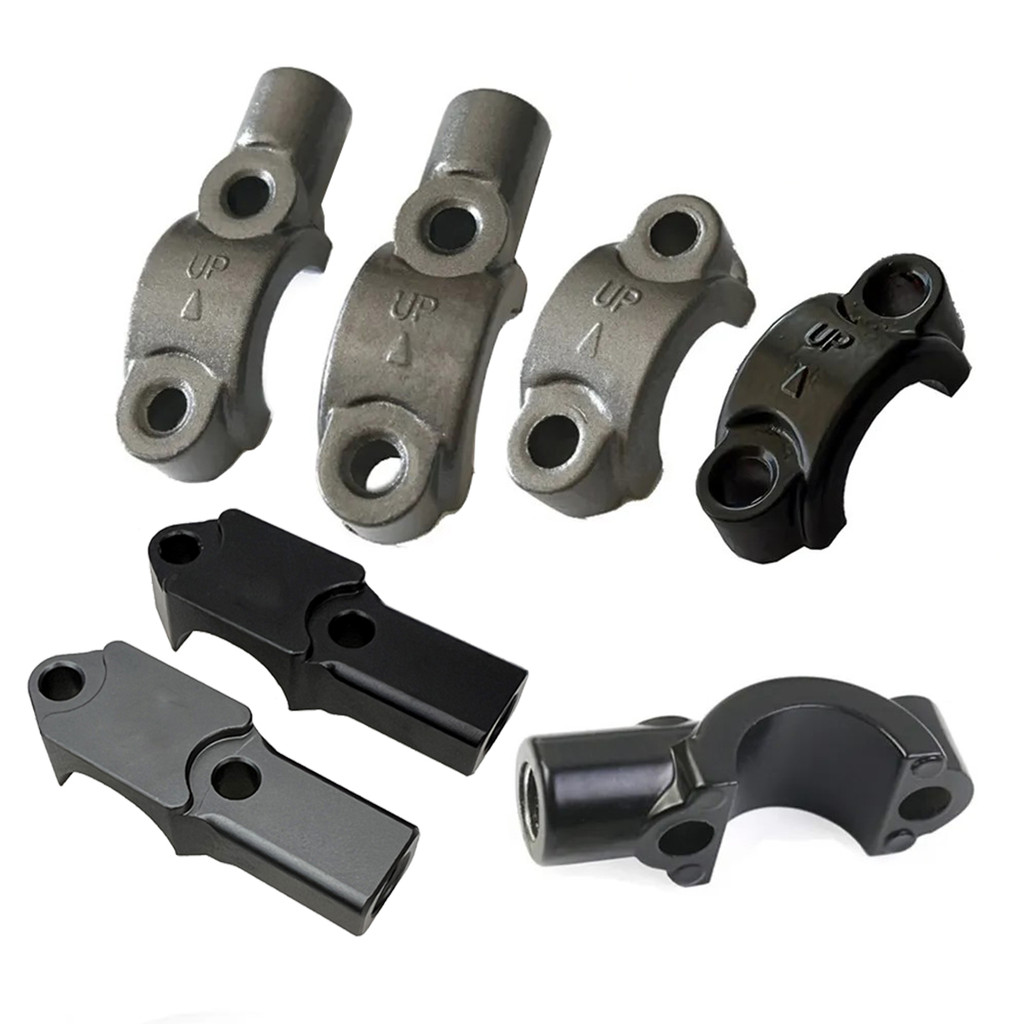 Universal 7/8 "22mm Lever Mirror Holder เบรค/คลัตช์ Master กระบอก Clamp Bracket Cover Fixing Seat M10 Bolts ฐานรองรับ