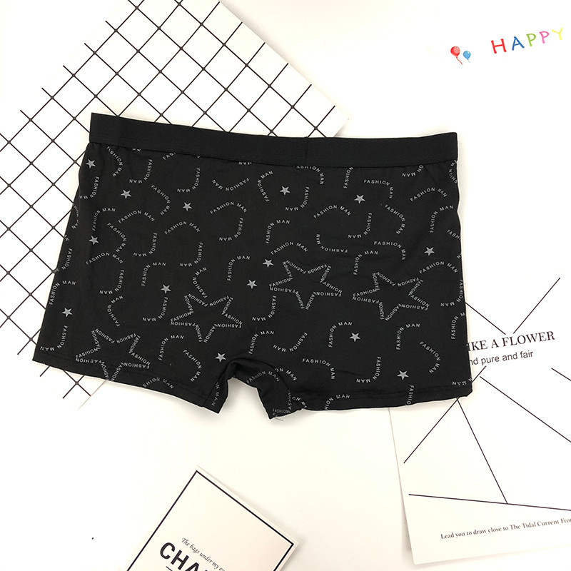 MUHANLU กางเกงในชาย ผ้านิ่ม ใส่สบาย ขอบไม่เจ็บ ของแท้100%กางเกงบ๊อกเซอร์ผู้ชายผ้าทอ สำหรับวัยรุ่นชายไทย underwear