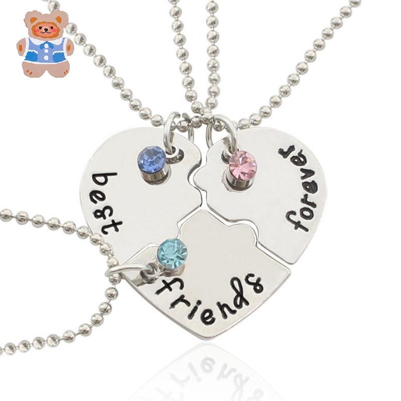 [CRS]สร้อยคอมิตรภาพโซ่โลหะผสมสาววันเกิดจี้โซ่ (เงิน)