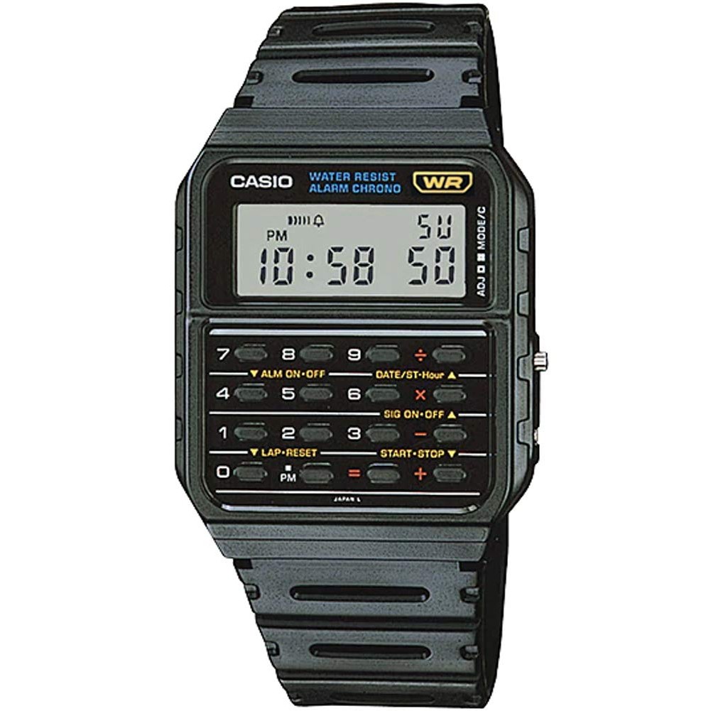 CASIO Wristwatch with Calculator Function, Calculator Watch CA-53W-1Z ราคา ถูกที่สุด ดีลบีเคเค แกลเลอรีภาพที่ 2
