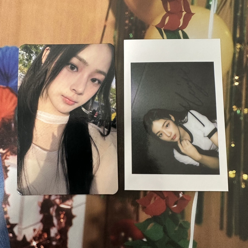 ชุด 2 ชิ้น newjeans minji Kim minji Polaroid ลุกขึ้น yzy2.0 Photocard