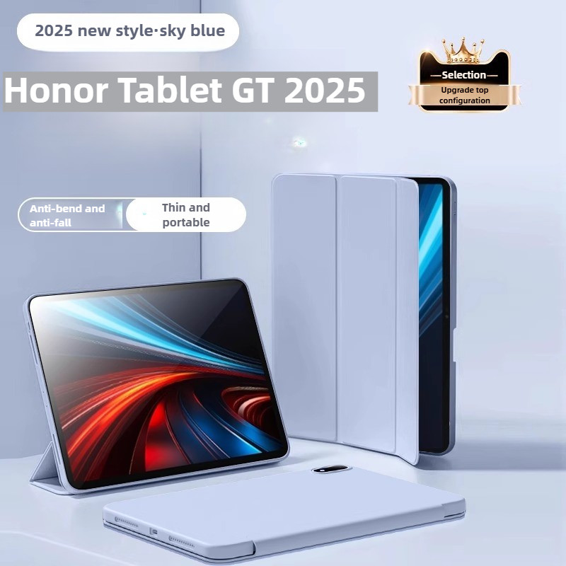 สําหรับ Honor แท็บเล็ต GT กรณี Pad GT 11.5 นิ้ว 2025 Trifold PU Leaher Soft TPU ปกหลังสําหรับ Honor 
