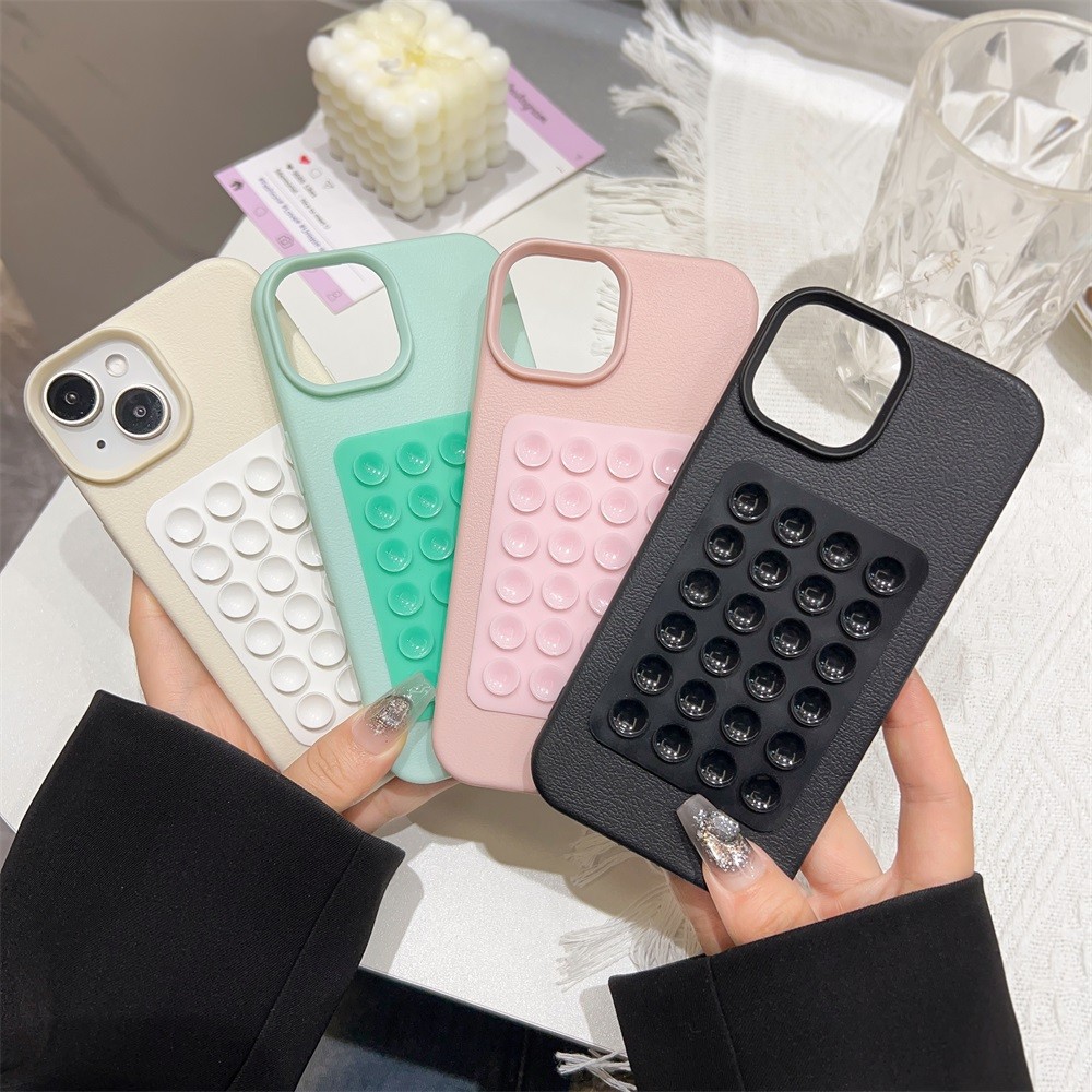 เคสโทรศัพท์ For iPhone 13 11 17 pro max Case iPhone 11 15 16 pro max 14 12 pro max 17 Air ที่วางโทรศัพท์แบบดูดซิลิโคน