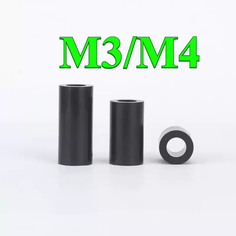 สีดํา ABS คอลัมน์แยกคอลัมน์ตรงแขนไนลอนฉนวนกันความร้อนคอลัมน์แยก M3/M4 (PW-ZT-TH)