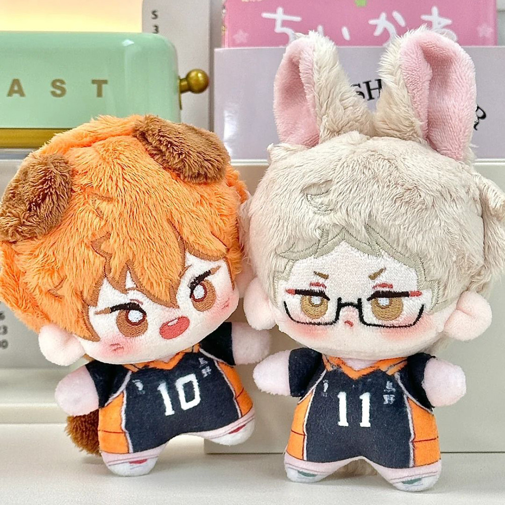 ไฮคิว!! 10 ซม.Hinata Shoyo Tobio Kageyama ตุ๊กตาตุ๊กตา Kei Tsukishima Yamaguchi ปลาดาว Body จี้กระเป๋าแขวนตกแต่ง