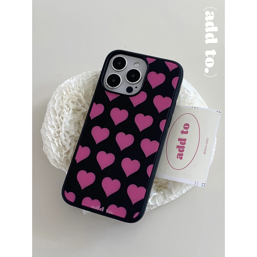 Original Homemade Black Edge เหมาะสําหรับ iPhone16ProMax เคสโทรศัพท์/Apple 15/14pro/13 รวมทุกอย่างขอบสีดําแผงด้านหลังอะคริลิคสี่ล้อยางนุ่มกันกระแทกเรียบง่ายน่ารักไม่ซ้ําใคร