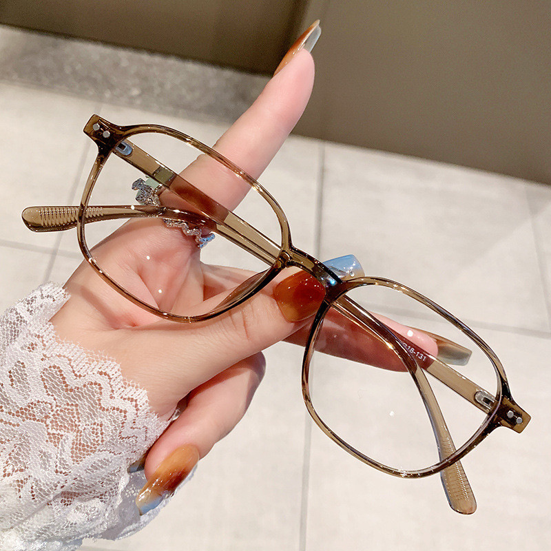 ใหม่แสงอัลตร้าตร90เลนส์แบนที่เรียบง่ายและมีสไตล์ผิดปกติป้องกันแสงสีฟ้ากรอบแว่นตา