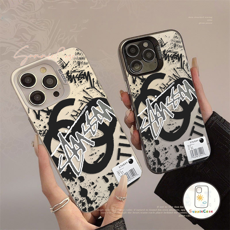 ไทด์ เคส OPPO A57 A16 A17K A38 A7 A77s A17 A5s A3s A76 A78 A16s A12 15 A58 A77 A31 A18 A74 A55 A54 แบรนด์หลัก หรูหรา เคส