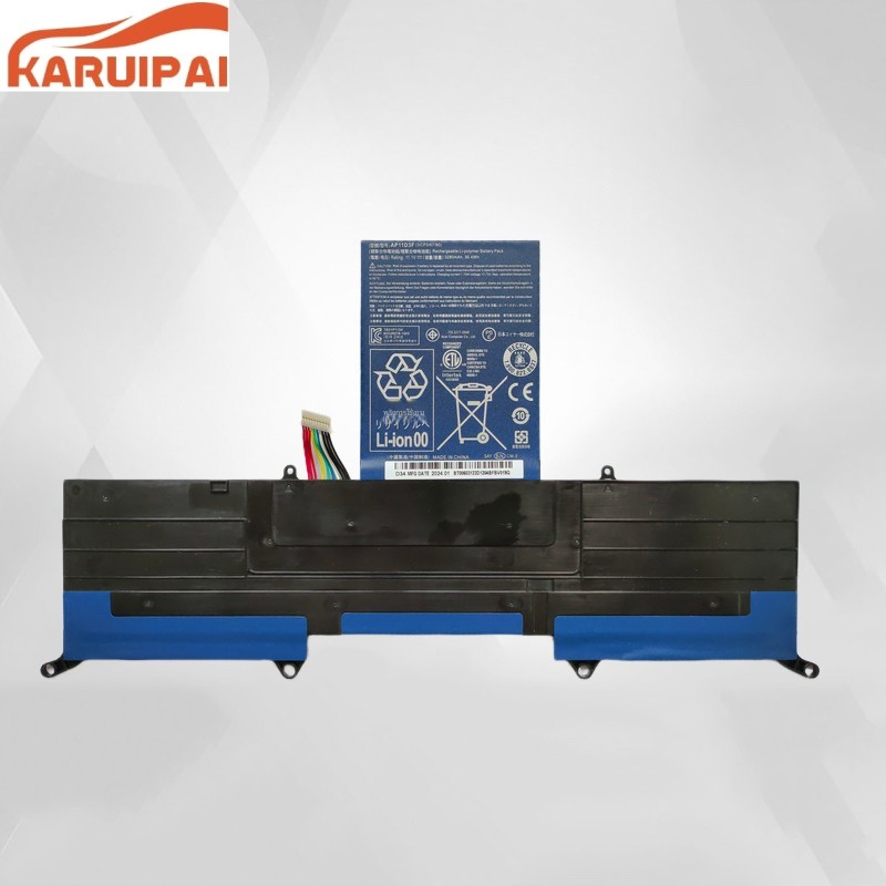 ✿ใหม่ AP11D3F AP11D4F แบตเตอรี่แล็ปท็อปสำหรับ ACER Aspire S3 Ultrabook 13.3 "S3-951-6826 S3-391เดิม