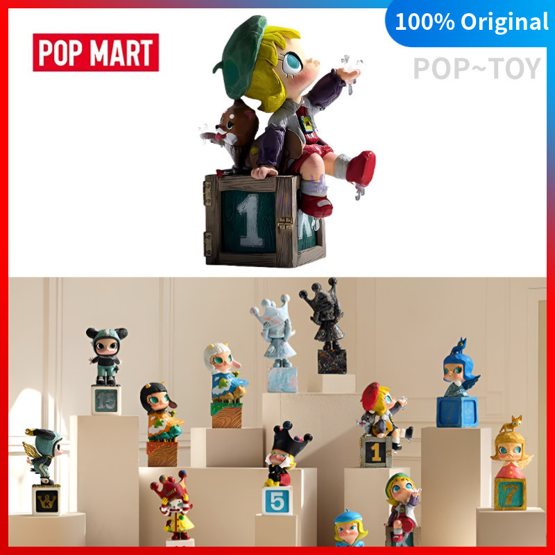 POPMART MOLLY Anniversary Statues Classical Retro Series v2 Cute Figures Gift POP MART Official [100% ของแท้]