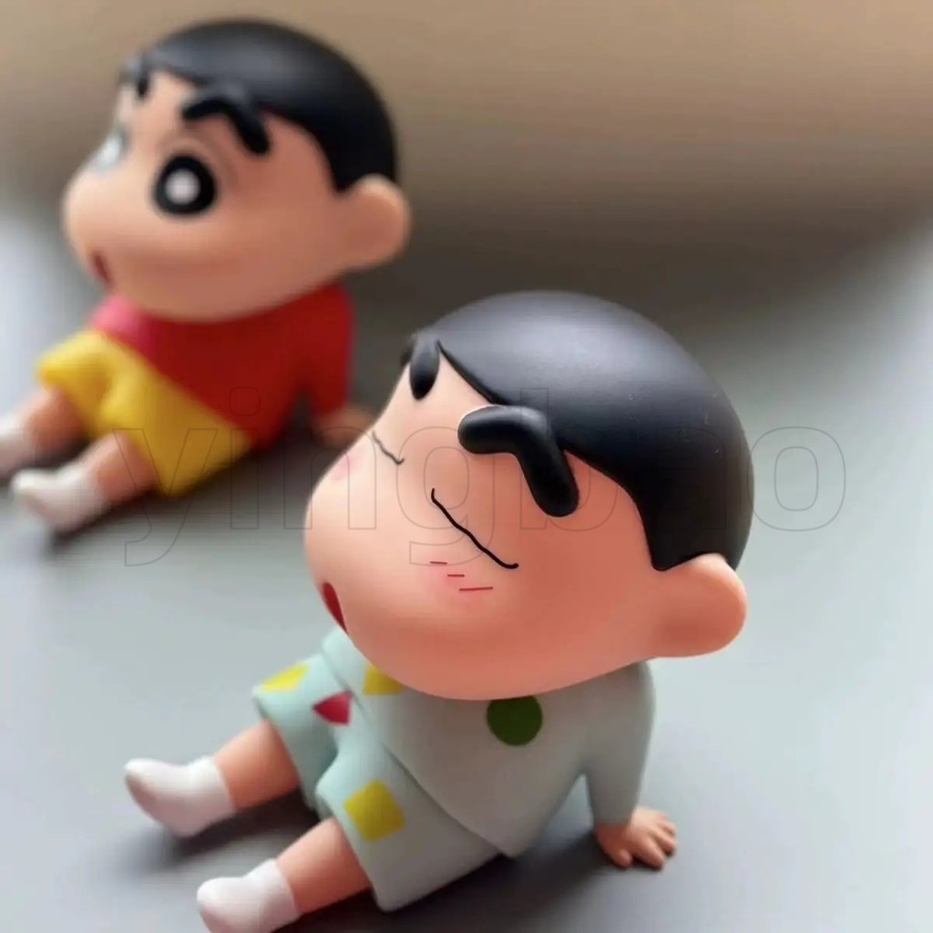 Crayon Shin-chan ขาตั้งโทรศัพท์ Kawaii น่ารักอุปกรณ์เสริมโทรศัพท์แฟชั่นสร้างสรรค์ตุ๊กตาการ์ตูนแบบพกพาเดสก์ท็อปของขวัญ - รูปที่ 3